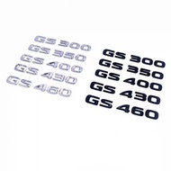 Car ABS Rear Trunk Words Letters Logo Badge Emblem Decals Sticker For Lexus GS GS200t GS250 GS300 GS