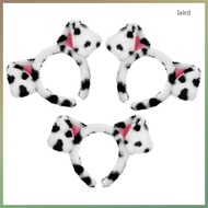 3 PCS Hair Jewelry Dog Headwear Dalmatian Headband Animal Costume Accessory Puppy Ears Halloween Cos