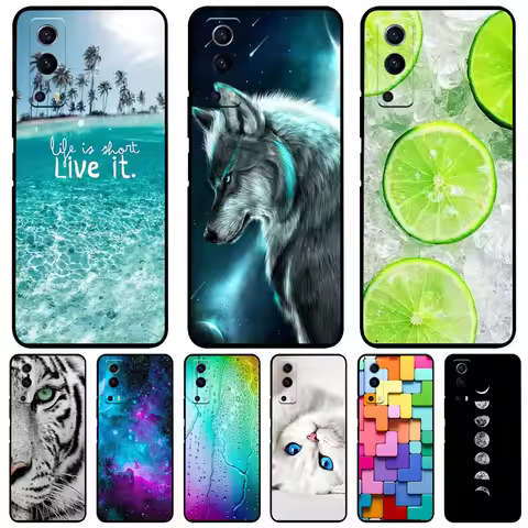 For Coque Vivo Y72 5G Case V2041 Soft Silicone Back Case For Vivo Y52 5G V2053 Phone Cover For Vivo 