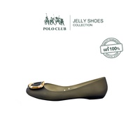 POLO CLUB รองเท้าคัทชูยาง รุ่น JL-1940 สีดำ | รองเท้าคัทชูผู้หญิง รองเท้าหัวมน