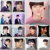 Double-sided Printing  Popular Korean Fashion Hwang In Yeop 황인엽  Polyester Pillowcase Car Cusion Cov