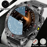 2024 New Outdoor Military GPS Smart Watch Men A466*466 HD AMOLED Screen Heart Rate Bluetooth Call IP