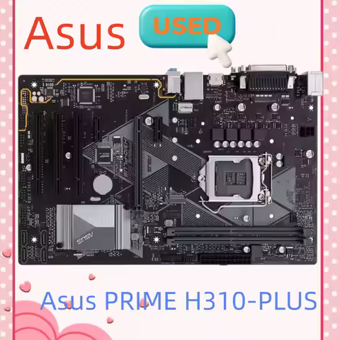 Asus PRIME H310-PLUS Motherboard intel H310 LGA 1151 DDR4 32GB ATX support Core i3-8300 8600 9400F 9
