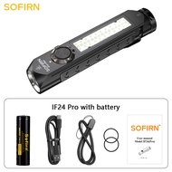 {UU61} Sofirn IF24 PRO SFT40 Buck Driver RGB Light 1800lm 340m 18650 USB C Rechargeable Flashlights 