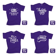 Baju Jersey Family Day - Violet Purple