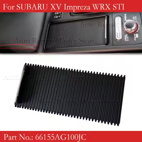 Car Center Console Slide Roller Cup Holder Blind Cover For SUBARU XV Impreza WRX STI 66155AG100JC Ca