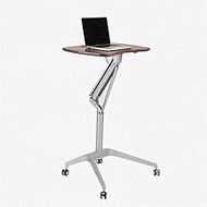 Laptop stand Laptop Computer Stands Aluminum Standing Laptop Desk Mobile Lift Desk Desk Bench Desk, Walnut