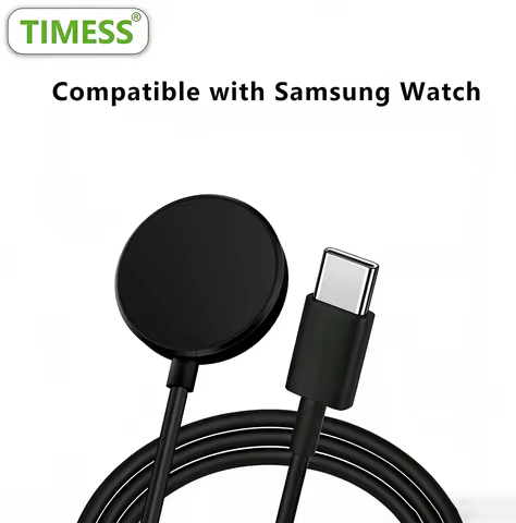TIMESS Fast Magnetic Watch Charger For Samsung Galaxy 8 7 6 5 4 3 2 1 Classic Pro Ultra USB A Active