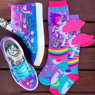 [ZH] Mid-tube Socks Pony Cotton Cartoon Socks Unicorn Wings Girl Socks