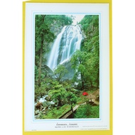 Poster Picture Of Klong Lan Waterfall Full Area 2027 Size 16x20 Inches Or (41 cm. x 51)