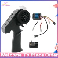 2.4G 2 Channel Remote Controller Kit Transmitter Receiver 50A ESC for  MN88K RC Car Upgrade Parts