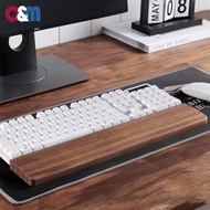 Walnut Wood Keyboard Wrist Rest / Palm Rest for Keyboard