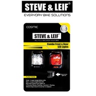 Steve & Leif Combo Front and Rear LED Bicycle Light - Bicycle Accessory