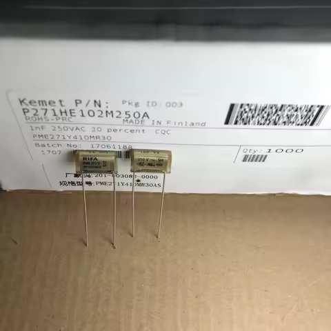 10pcs PME271Y410MR30 Safety Capacitors PME271 250V 1kVDC 1000pF 1000P 1NF 102M 10mm