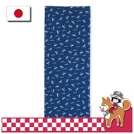 Miyamoto Towel Tenugui Chusen Komon Tenugui Dragonfly Small Navy Made in Japan 03590