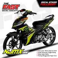 TERBARU Decal Mx New 135 Full Body Stiker Jupiter Mx 135 New Full Racing Decal NJMX 135 Racing Custo