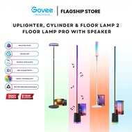 Govee Lyra/Cylinder Uplighter Lamp Floor Lamp Pro Black 2 Speaker RGBIC Technology Stand Lamp Gaming
