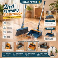 Viral Broom & Shovel Set 2 in 1 Foldable Sweeper Broom Dustpan Set Outdoor Broom Broom and Dustpan S