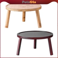 [PETSOLA] Flower Pot Holder,Small Wooden Plant Stand Housewarming Planter Rack Mini Plant Table for 