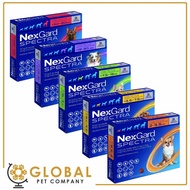 (HSA LICENSE) Nexgard Spectra chew for dogs (5 sizes)