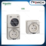 SCHNEIDER S56 SERIES S56C313GY/S56SO313GY SWITCHED SOCKETS