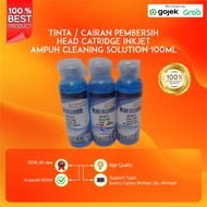 Head cleaner pembersih head inkjet printer HP Canon Epson 100ml