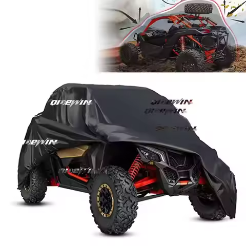 Quad Bike UTV Universal UTV Utility Vehicle Storage Cover W/ Storage Bag For Can-am Maverick X3 2 Do