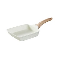 卡羅特 - CAROTE-長方型單柄易潔煎蛋鍋 | 大理石塗層 | 象牙色 | 18x14cm | 電磁爐適用 | NM-5007