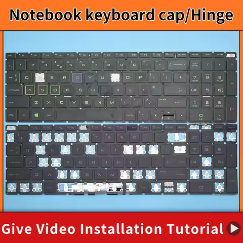 Replacement New For HP Pavilion Max Gaming 6 16-A 16T-A TPN-Q241 M02039-001 laptop keyboard Keycap H