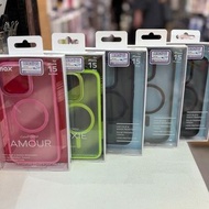 Momax iPhone 15pro/15 pro max Play Magnetic Case 磁吸透明保護殼 [5色選擇]