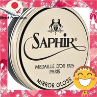 Saphir High-Speed Mirror Gloss Wax - Premium Carnauba Wax Shoe Polish for High Shine, Leather Care, 