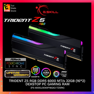 G.SKILL TRIDENT Z5 RGB DDR5 6000MHZ C30 32GB (16*2) KIT DESKTOP PC GAMING RAM / MEMORY