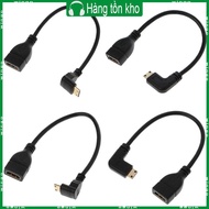 WIN 90 Degree Angled Mini USB  Male To  Female