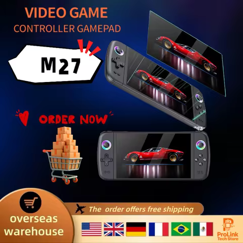 M27 Retro Handheld Game Player Portable Gaming Consoles 70000+ Games 7.0 Big Screen 256G For ARC PSP