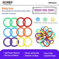 (20 PCS) Binder Rings Plastic 28mm / Plastic Binding O Ring 28mm / Ring Binder Open Close / DIY Bind