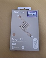 Momax 60W type C-C Magnetic Cable 磁吸快速充電線