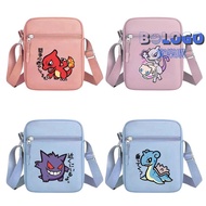 Pokemon pokemon pokemon Print Boys Girls Colorful Small Square Bag Casual Popular Cute Ladies Should