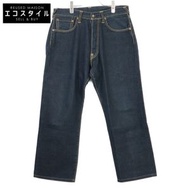 Evisu [Excellent Condition] Lot 1930 Doraku Gold Embroidered Button Fly Denim Pants / Size 32