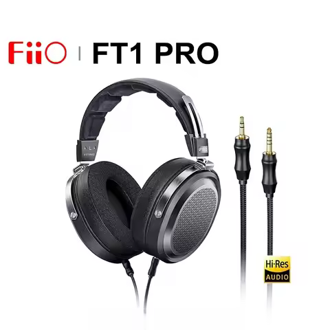 FiiO FT1 Pro Open-Back Planar Driver Headphone Magnetic Wired Hi-Fi Headset Hi-Res Audio for Home St