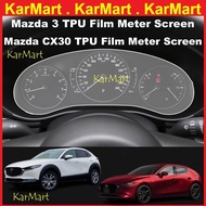 Mazda 3 CX30 TPU Meter Protective Film Screen Protector Automotive Interior Instrument Panel Protect