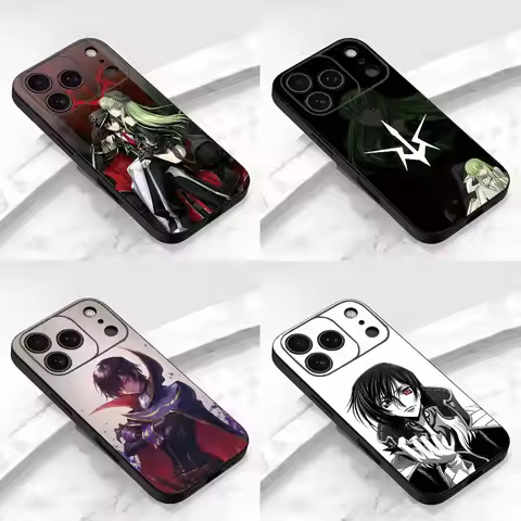 Anime CODE GEASS Lelouch Rebellion Phone Case For iPhone 17,16,15,14,13,12,11 Plus,Pro Max,XS,Soft S