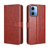 Xiaomi Poco X5 Pro 5G Case Flip Phone Holder Stand Xiaomi Poco X5 Casing Wallet PU Leather Back Cover