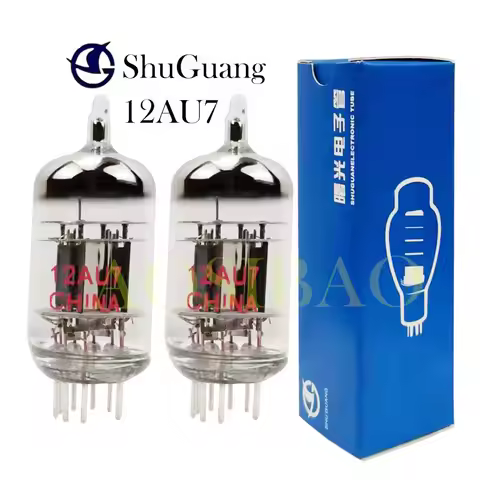 SHUGUANG 12AU7 Vacuum Tube Audio Valve Replace 12AU7 ECC82 Electronic Tube DIY Amplifier kit Precisi