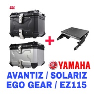 Monorack RAPIDO Box Alloy 45L Aluminum Yamaha Ego Gear Avantiz Solariz EZ115 EZ 115 Solaris Avantic 