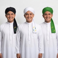 Instant Permanent Imamah Cap 5 Folds Logo for Adults & Children Ready to Wear Udeng Head Turban Song