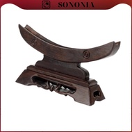 [SONONIA] Samurai Sword Holder, Wooden Flute Holder, Horizontal Decorative Tanto Holder for Templar 