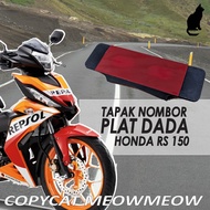 RS 150 BRACKET NO. PLAT FRONT CHEST HONDA RS TAPAK NO PLAT DADA