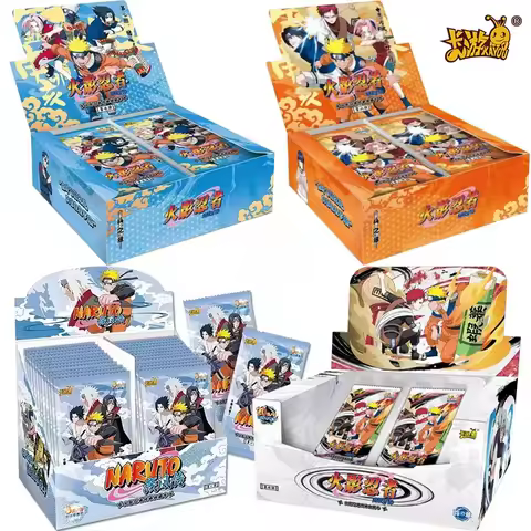 KAYOU Genuine Naruto Cards New T2W8 T4W7 Anime Collection Card Booster Pack Box Fight Chapter Ninja 