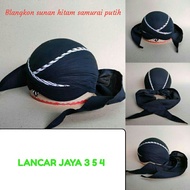 Blangkon sunan Kalijaga hitam Lis batik Sliwir no 5-11