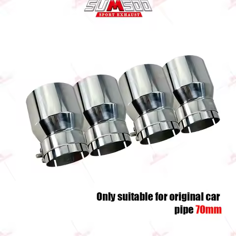 SUMSOO 4 Pieces Stainless Steel Exhaust tips for BMW F87 M2 F80 M3 F82 F83 M4 Direct Fit Exhaust Tip